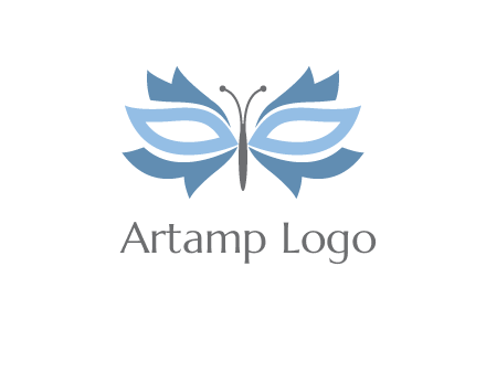 butterfly mask logo