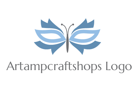 butterfly mask logo