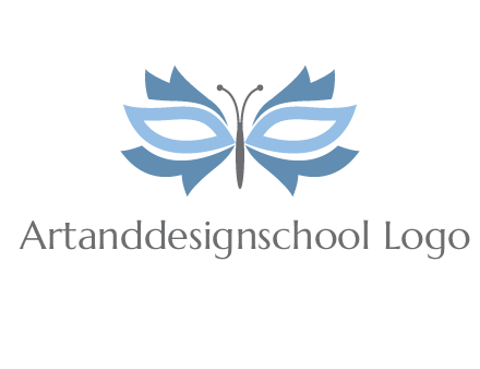 butterfly mask logo