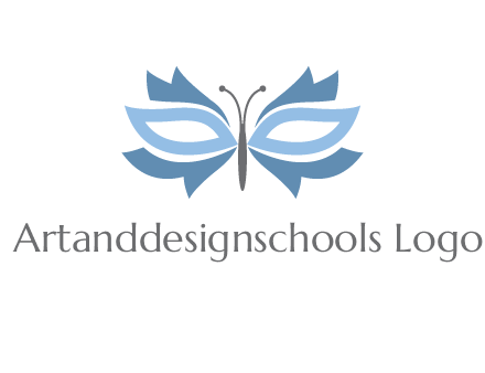 butterfly mask logo
