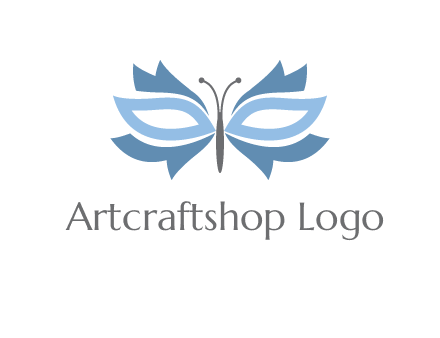 butterfly mask logo
