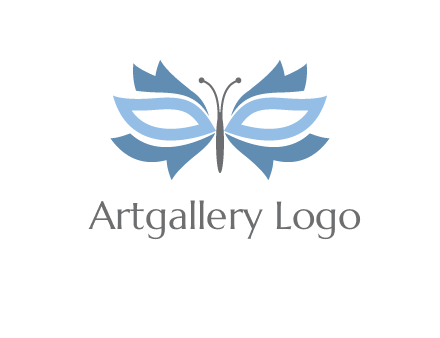 butterfly mask logo