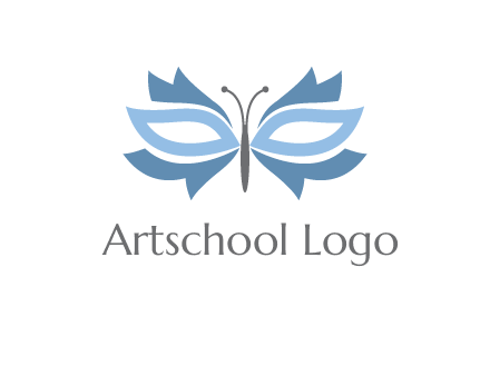 butterfly mask logo