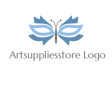 butterfly mask logo