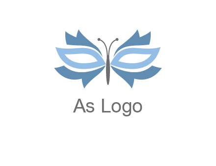 butterfly mask logo