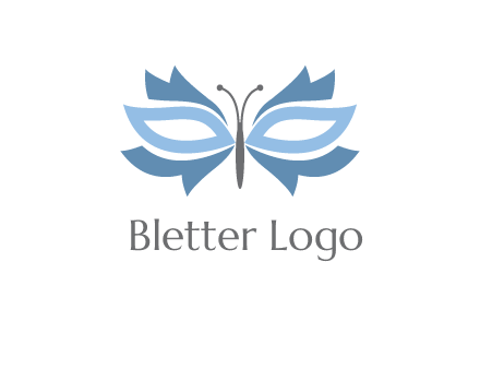 butterfly mask logo