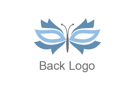 butterfly mask logo