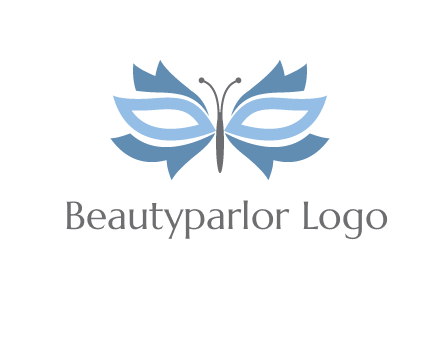 butterfly mask logo