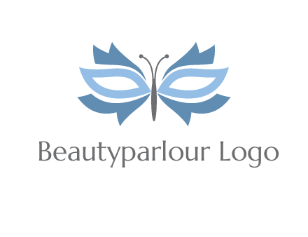 butterfly mask logo