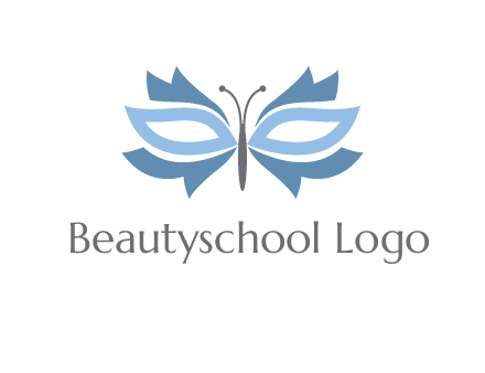 butterfly mask logo