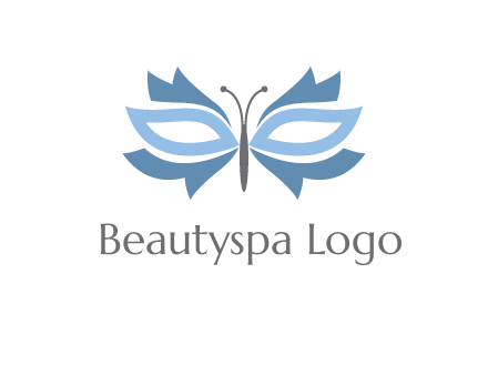butterfly mask logo