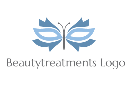 butterfly mask logo