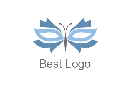 butterfly mask logo