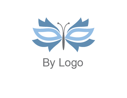 butterfly mask logo