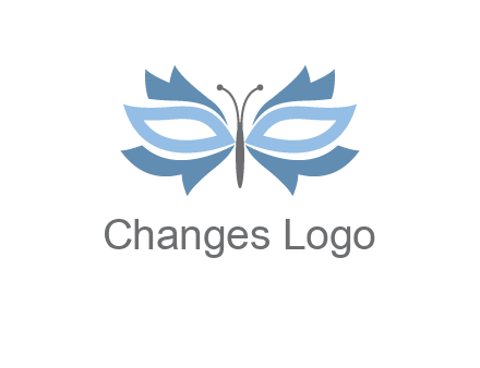 butterfly mask logo