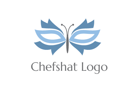 butterfly mask logo