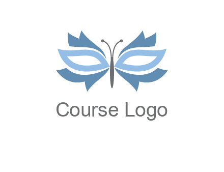 butterfly mask logo