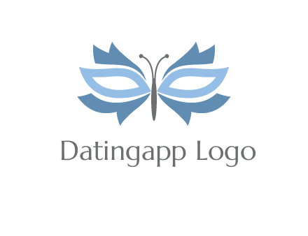butterfly mask logo