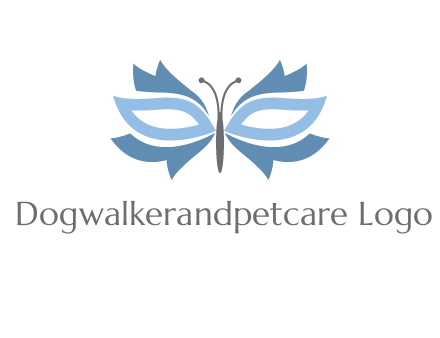 butterfly mask logo