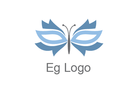 butterfly mask logo