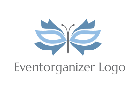 butterfly mask logo