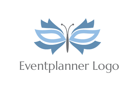 butterfly mask logo