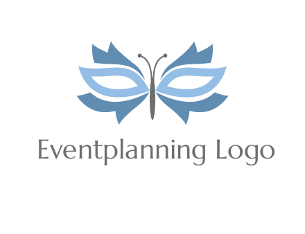 butterfly mask logo
