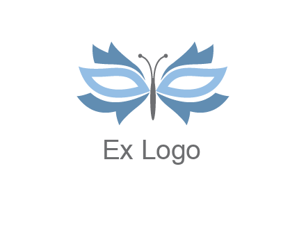 butterfly mask logo
