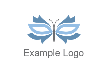 butterfly mask logo