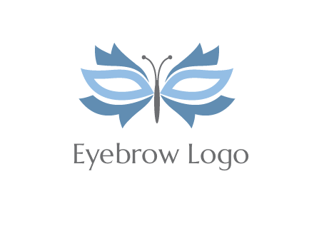 butterfly mask logo