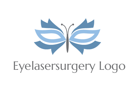 butterfly mask logo