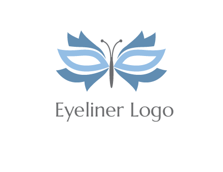 butterfly mask logo