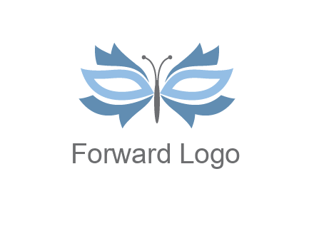 butterfly mask logo
