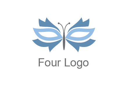 butterfly mask logo