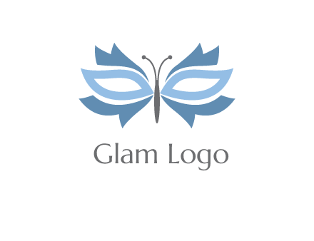 butterfly mask logo