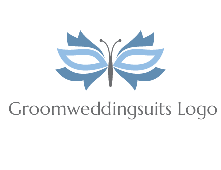 butterfly mask logo
