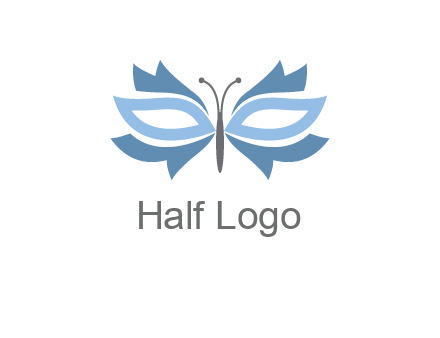 butterfly mask logo