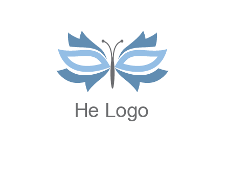 butterfly mask logo
