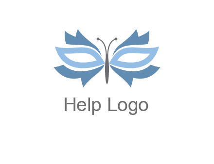 butterfly mask logo