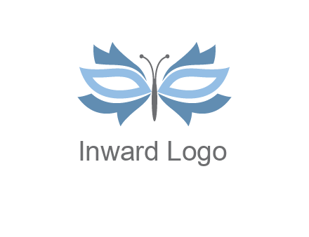 butterfly mask logo