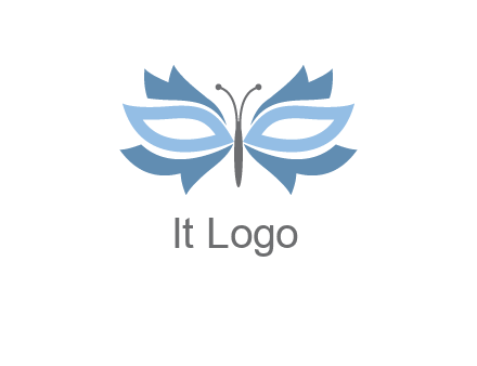 butterfly mask logo