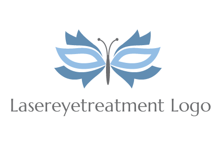 butterfly mask logo