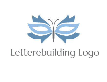 butterfly mask logo