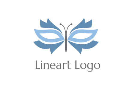 butterfly mask logo