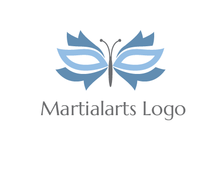 butterfly mask logo