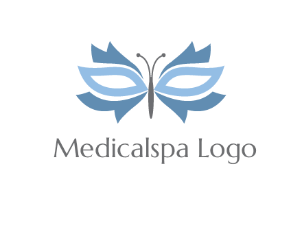 butterfly mask logo