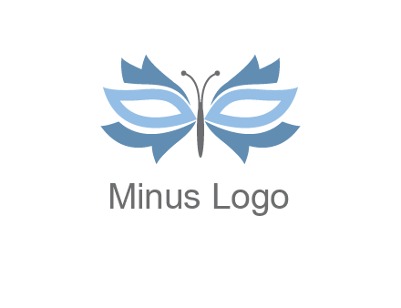 butterfly mask logo