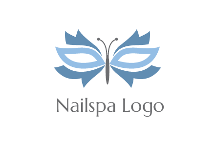 butterfly mask logo