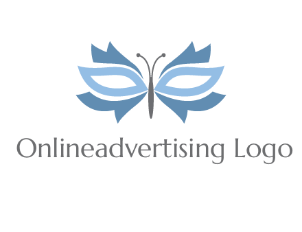 butterfly mask logo