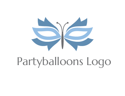 butterfly mask logo